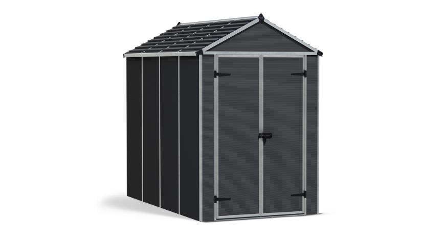 Skur, Rubicon 5,6 m2, mørkegrå